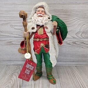 Lyn Fletcher Clothtique Celtic Father Christmas Irish Santa American Artist Club